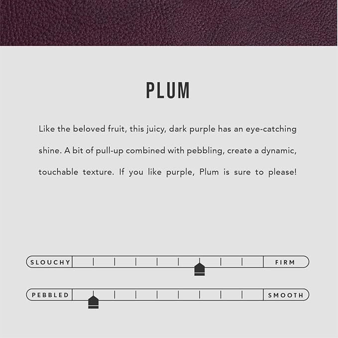 Portland Leather Goods Women's Accordion Zip Wallet – Handcrafted in Durable, Full-Grain Leather – 8 Card Slots & Secure Zippered Pocket – Plum