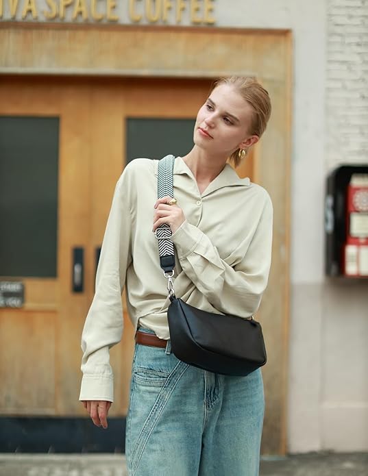 befen Genuine Leather Wristlet Clutch Wallet Purses Small Crossbody Bags for Women with RFID Blocking Card Slots
