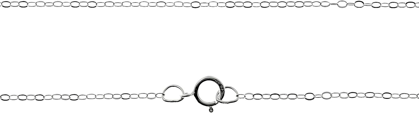 AJ's Collection Triple Bar Sterling Silver Personalized Necklace with Heart Charm. Includes 3 Customizable Charms and your Choice of Sterling Silver Chain. Gifts for Her, Mom, Wife