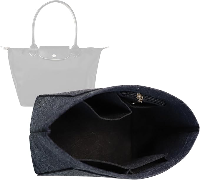 Lckaey Purse Organizer Insert for Pliage Neo(Large) Handbags Insert Organizer1012grey-L