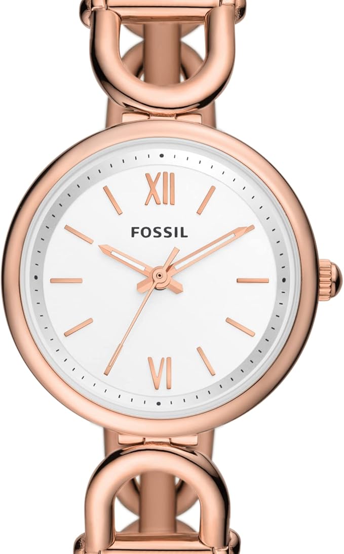 Fossil Women's Carlie Quartz Stainless Steel Three-Hand Watch