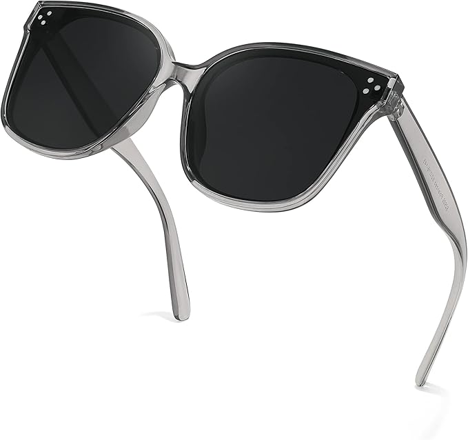 FEISEDY Oversized Polarized Sunglasses - UV400 Protection, Square Fashion Sun Glasses for Outdoor & Daily B2600