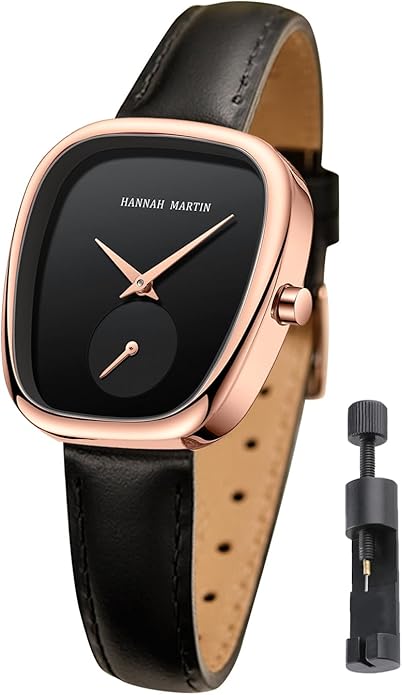 HANNAH MARTIN Watches for Women Waterproof Ladies Analog Quartz Wrist Watches Stainless Steel Band Fashion Dainty Female Watch Luxury Bracelet Diamond