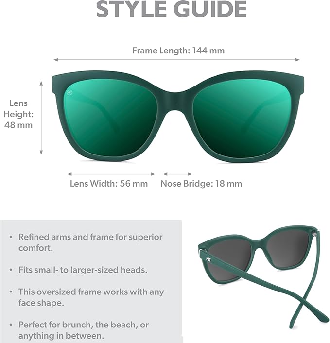 Knockaround Deja Views Polarized Sunglasses for Women & Men - Trendy Sunglasses - UV400 Protection