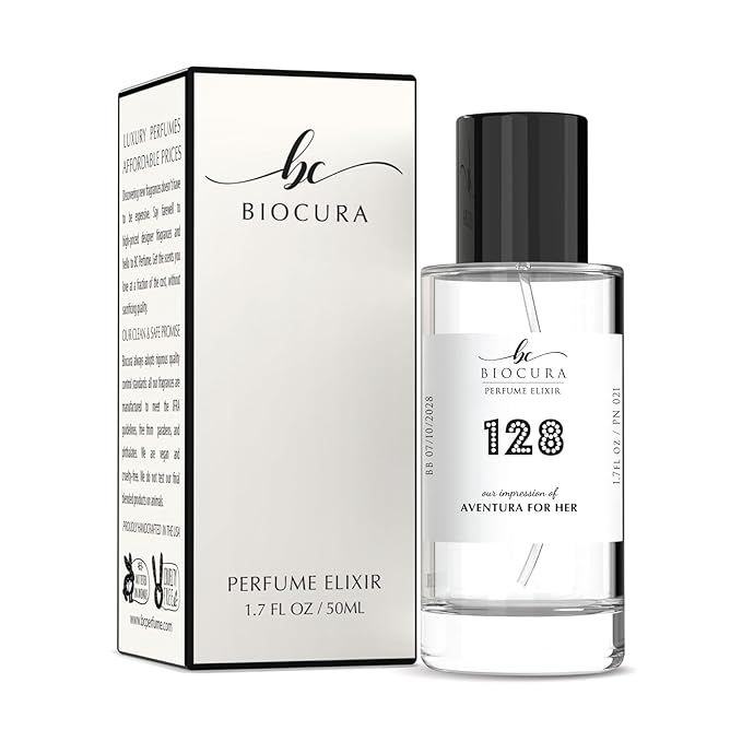 BC Perfume 128 Inspired by Aventura For Her For Women Replica Fragrance Dupes Eau de Parfum Spray Bottle 1.7 Fl Oz/50ml-X1