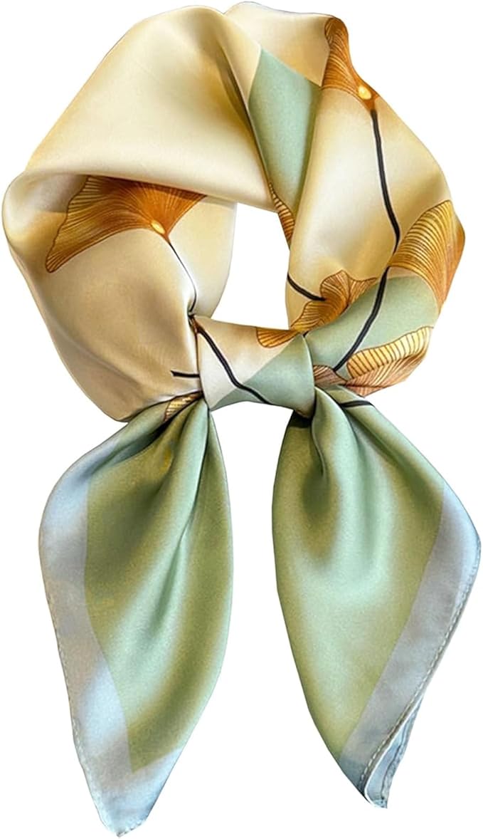 Satin Bandanas Head Scarf For Women Hair Scarves Accessories Lightweight Fashion Wrap Neck Silk Sleeping Headscarf