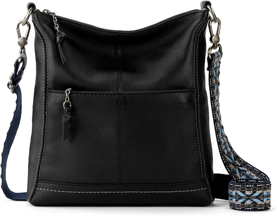 The Sak Lucia Crossbody Bag in Leather, Convertible Purse with Adjustable Strap