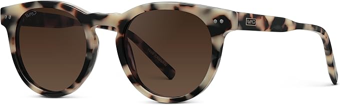 WearMe Pro Round Polarized Sunglasses for Women - Retro Classic UV400 Protection for Driving & Everyday Wear