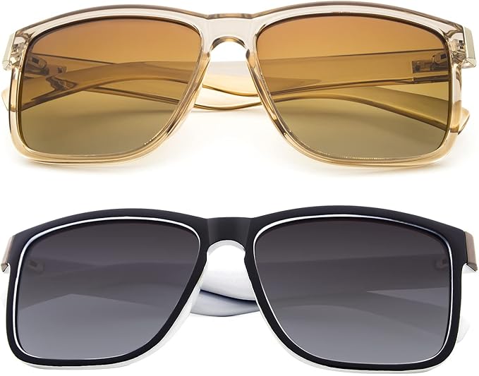 ANDOILT Sport Polarized Square Sunglasses