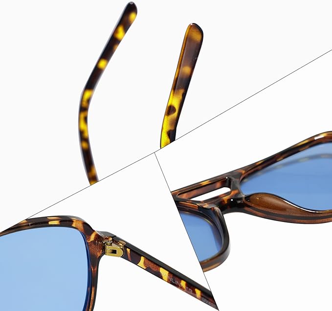 VANLINKER Retro Vintage 70s Square Aviator sunglasses for women men VL9611X