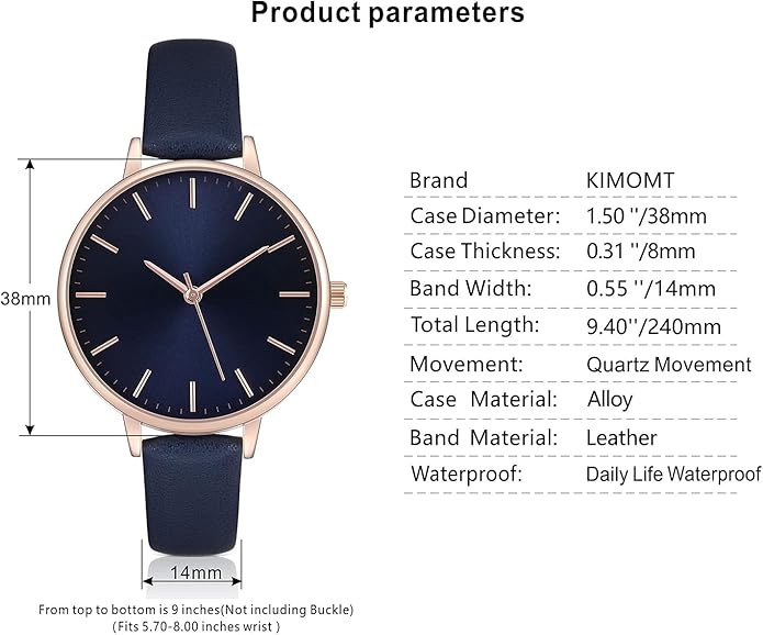 Women's Watches Leather Band Luxury Quartz Watches Waterproof Fashion Creative Wristwatch for Women Ladies