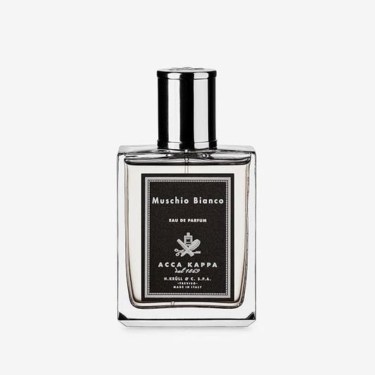 Acca Kappa White Moss Eau de Parfum 100 mL Lemon Juniper Lavender Musk Fresh Italian Fragrance for Men and Women