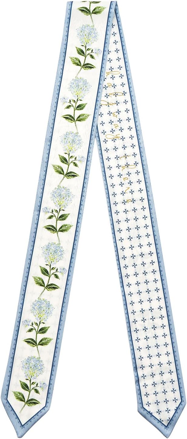 1 Pack Purse Scarf Handbags Skinny Twill Hair Scarves Narrow Neck Scarf Band Women Fashion Accessories Bag Charms