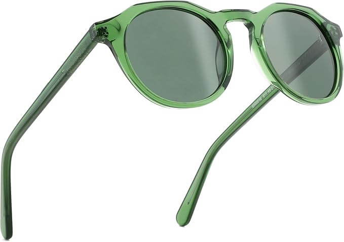ZENOTTIC Vintage Round Polarized Sunglasses for Men Women UV400 Protection
