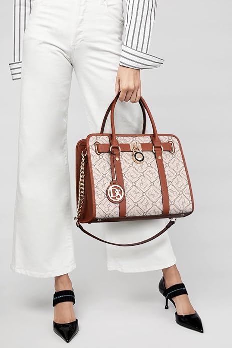 Dasein Handbags Purses Set for Women Top Handle Satchel Shoulder Bags Large Work Tote Bag with Matching Wallet