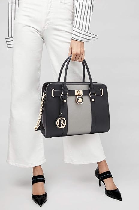 Dasein Handbags Purses Set for Women Top Handle Satchel Shoulder Bags Large Work Tote Bag with Matching Wallet