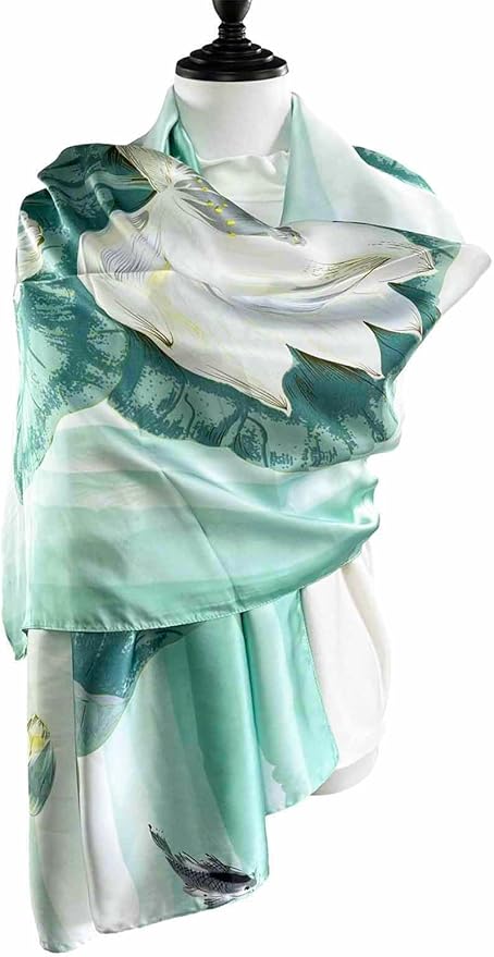 Xyueanlo Scarfs for Women Lightweight Scarves Fashion Print Floral Pattern Head Scarf Wraps Shawls