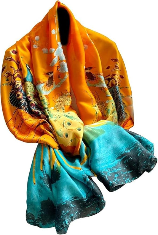 Shawl Scarf For Women Lightweight Scarves Floral Pattern Formal Evening Dressesformal Shawl Summer Wraps
