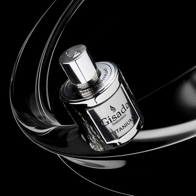 Gisada Switzerland - Titanium | Eau de Parfum for Men | 1.7 fl oz (50ml) | Spicy, Amber, Warm, and Woody Notes | Long-Lasting Scent | Perfume & Cologne