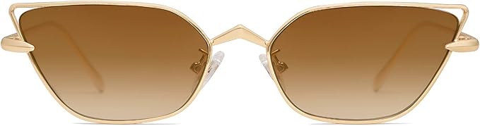 SOJOS Small Cateye Sunglasses Fashion Narrow Fun Designer Sun Glasses SJ1127A