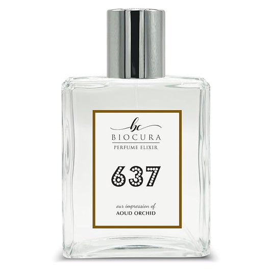 BC Perfume 637 Inspired by Aoud Orchid For Women & Men Replica Fragrance Dupes Eau de Parfum Spray Bottle 3.4 Fl Oz/100ml-X1