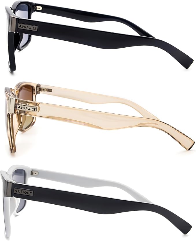 ANDOILT Sport Polarized Square Sunglasses