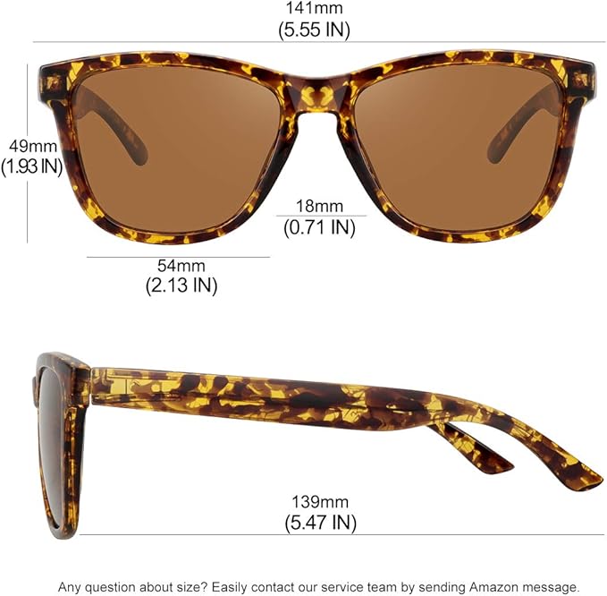 MEETSUN Polarized Sunglasses for Women Men Trendy Classic Retro Designer Style