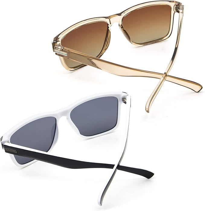 ANDOILT Sport Polarized Square Sunglasses