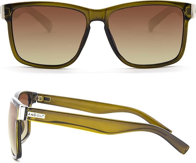 ANDOILT Sport Polarized Square Sunglasses
