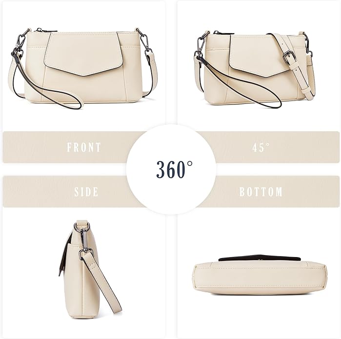 Small Crossbody Bags for Women, Cell Phone Bag Mini Over Wristlets Handbag Wallet Purse with Card Slots