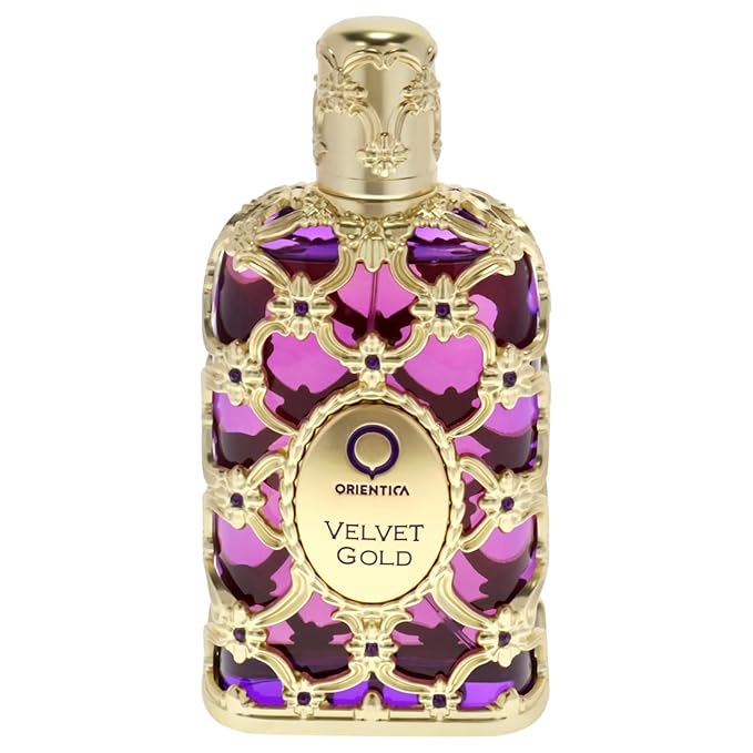 Orientica Luxury Collection Velvet Gold Eau De Parfum – Vanilla, Bergamot, Gourmand, Caramel, Violet, Patchouli, Rose, Musk, Animalic, Amber - Arabic Perfume for Men & Women – 2.7oz/80ml