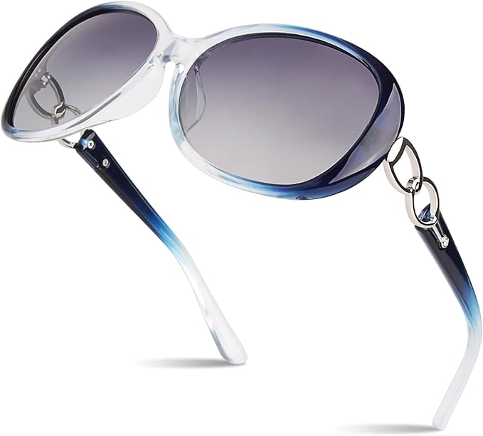Sunier Sunglasses Womens Polarized Trendy Oversized Sun Glasses Fashion Ladies Shades 100% UV400 Protection S85