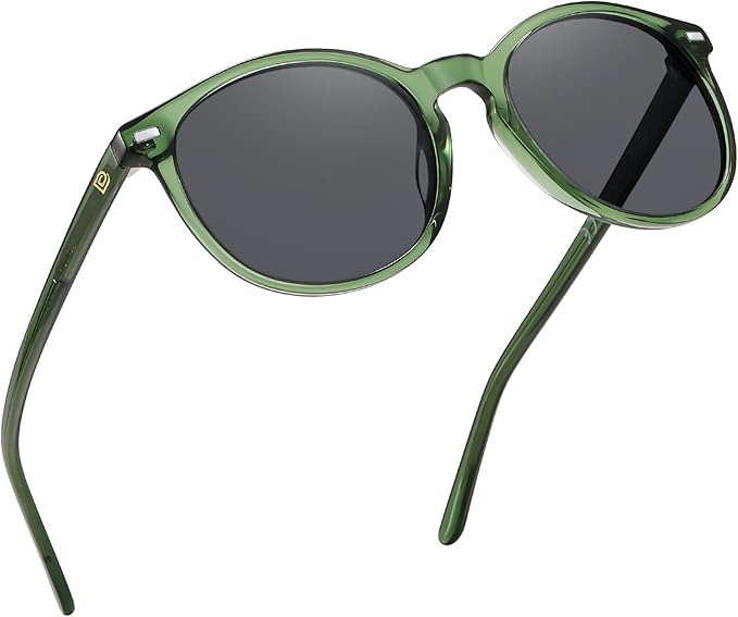 DUCO Polarized Sunglasses for Women Retro Round Women's Sunglasses Classic Vintage UV400 Shades DC1230