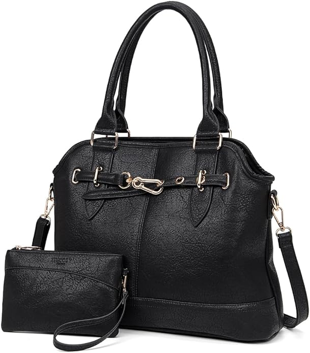 Women Tote Bag Handbags PU Leather Fashion Hobo Shoulder Bags with Adjustable Shoulder Strap