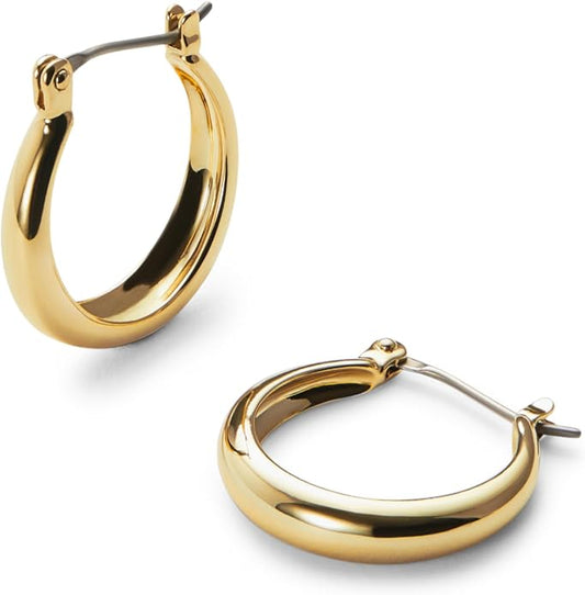 Ana Luisa Hoop Earrings for Women - 14K Gold Plated & Silver Rhodium Plated Assorted Earring Styles - Dainty, Small Gold Hoop Earrings - Hypoallergenic Tarnish-Free Jewelry - Gifts for Women