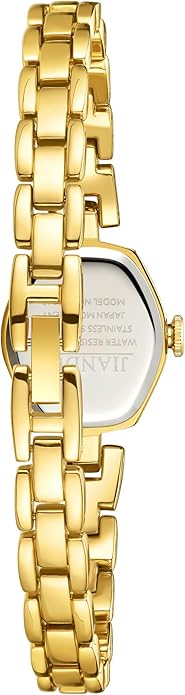 JIANDUN Vintage Small Gold Women’s Watch, Elegant Stainless Steel Bracelet, Water-Resistant with Tools Included