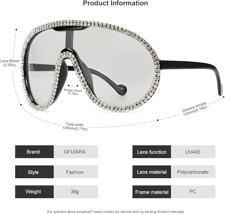 Trendy Oversized Sunglasses for Women Men Fashion Shield Aviator Sun Glasses UV400 Protection Goggles
