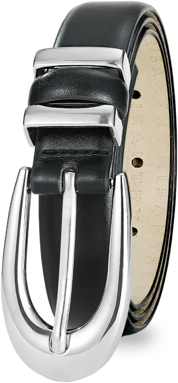 Women's Belt Fashion Buckle Premium Synthetic Leather Ladie Belts for Jeans Minimalist Design Gifts for Women