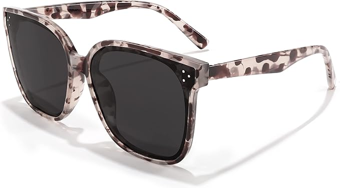 FEISEDY Oversized Polarized Sunglasses - UV400 Protection, Square Fashion Sun Glasses for Outdoor & Daily B2600