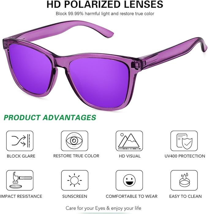 MEETSUN Polarized Sunglasses for Women Men Trendy Classic Retro Designer Style
