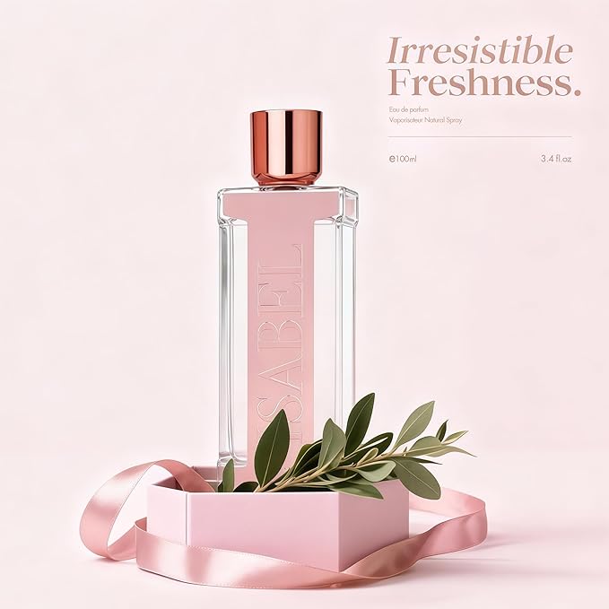Isabel Women's Woody Floral Cologne Perfume 100ml Rose & Sandalwood Feminine Fragrance Gift Creamy Pomarose Eau de Parfum