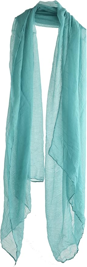 woogwin Women's Cotton Scarves Lady Light Soft Fashion Solid Scarf Wrap Shawl