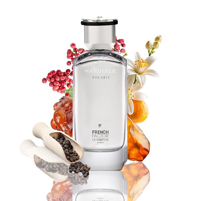 French Factor Wanderer Polaris Men’s Perfume | Premium Long-Lasting Eau de Parfum for Men | Elegant All-Day Fragrance | 100 ml (3.3 fl oz)