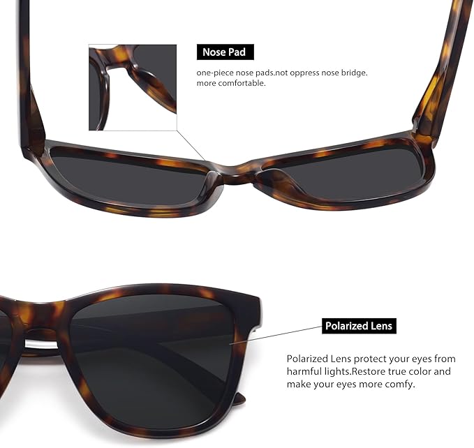 MEETSUN Polarized Sunglasses for Women Men Trendy Classic Retro Designer Style