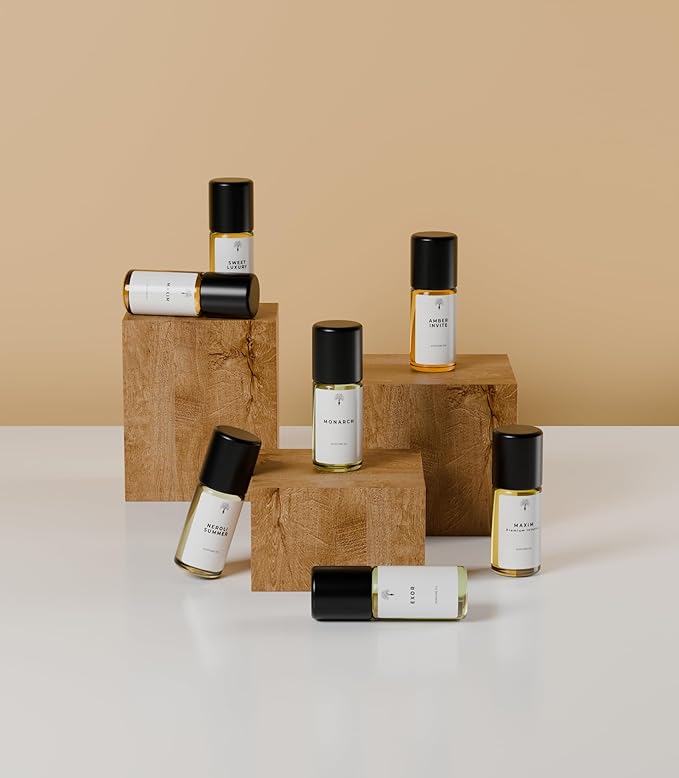 Eternal perfume Oils Roll on Travel Size perfumes for women Mini Mist Gift Set 7 Piece Collection perfume for men unisex Long Lasting perfumes set for womens 7 x 3 ml/0.17 FL Oz Gift Set for Women