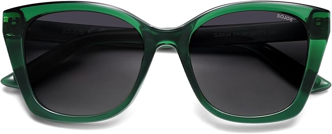 SOJOS Vintage Oversized Cateye Sunglasses Womens UV400 Large Designer Shades Lentes De Sol Para Mujer SJ2634