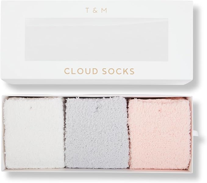 Unboxme Gifts Warm & Cozy Ultra-Luxe Cloud Sock for Women & Men - Super Soft Luxurious Fabric Sleep Socks