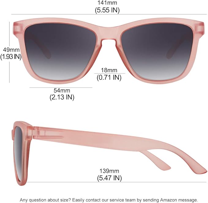 MEETSUN Polarized Sunglasses for Women Men Trendy Classic Retro Designer Style