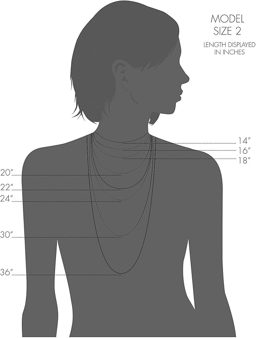 Kooljewelry 14k White Gold Box Chain Pendant Necklace for Women (0.6mm, 0.7mm, 0.8mm or 1mm/ lengths from 13 to 30 inches)