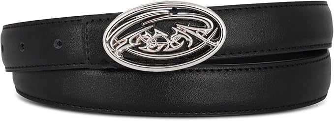 Relang Women's Belts with Gold Buckle, Fashion Waist Band, Elegant Ladies' Belt, Gift for Women